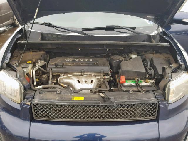 JTLKE50E781018427 - 2008 TOYOTA SCION XB Көк фото 7