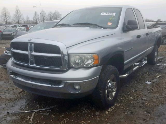 3D7KS28D05G794903 - 2005 DODGE RAM 2500 S SILVER photo 2