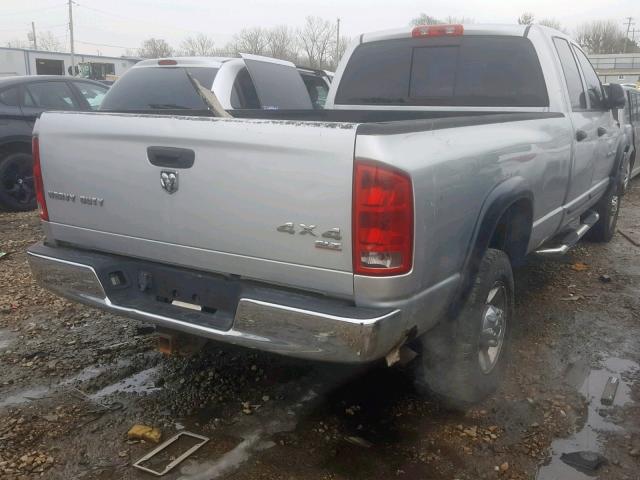 3D7KS28D05G794903 - 2005 DODGE RAM 2500 S SILVER photo 4