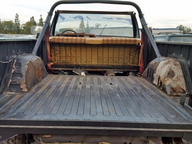 3B4GW12TXGM600510 - 1986 DODGE RAMCHARGER BLACK photo 6