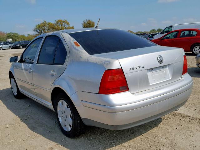 3VWRC29M9YM016283 - 2000 VOLKSWAGEN JETTA GL SILVER photo 3