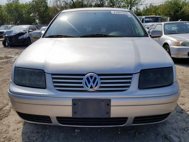 3VWRC29M9YM016283 - 2000 VOLKSWAGEN JETTA GL SILVER photo 9