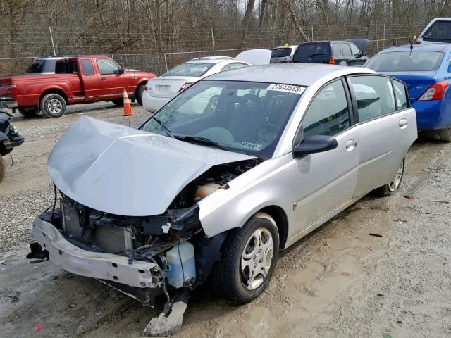1G8AJ52F04Z226339 - 2004 SATURN ION LEVEL SILVER photo 2