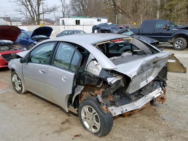 1G8AJ52F04Z226339 - 2004 SATURN ION LEVEL SILVER photo 3
