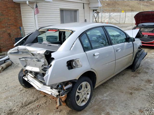1G8AJ52F04Z226339 - 2004 SATURN ION LEVEL SILVER photo 4