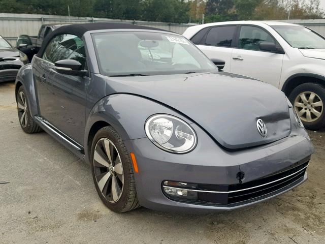 3VW7A7AT4DM815315 - 2013 VOLKSWAGEN BEETLE TUR GRAY photo 1