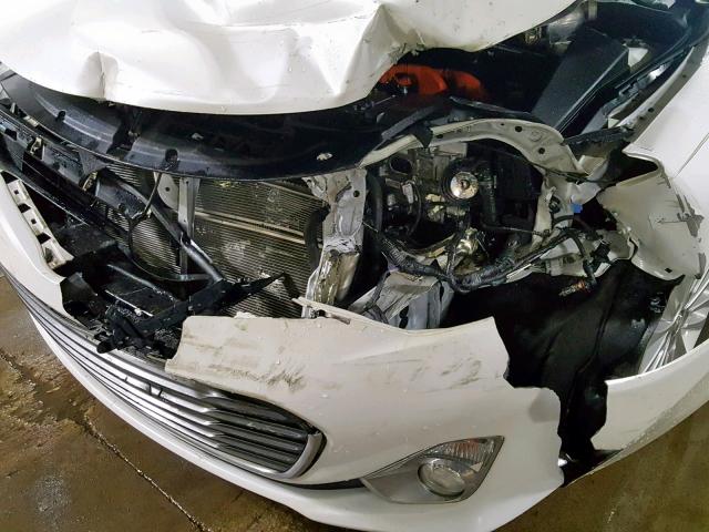 4T1BD1EB0EU027806 - 2014 TOYOTA AVALON HYB WHITE photo 9