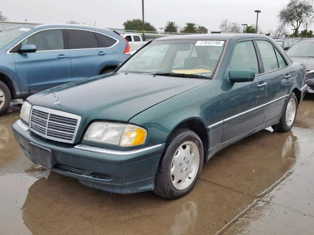 WDBHA24G3XA761370 - 1999 MERCEDES-BENZ C230 KOMPR GREEN photo 2