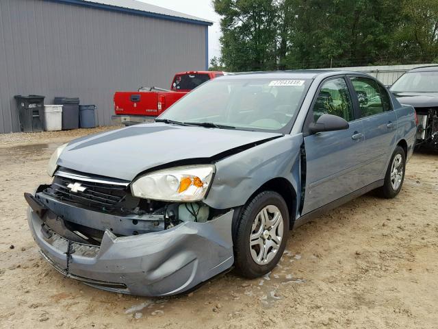 1G1ZS58F07F118573 - 2007 CHEVROLET MALIBU LS BLUE photo 2