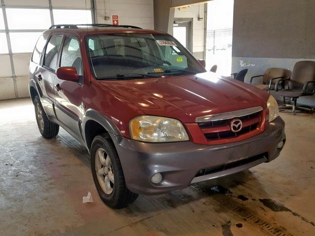 4F2CZ04105KM37014 - 2005 MAZDA TRIBUTE S BURGUNDY photo 1