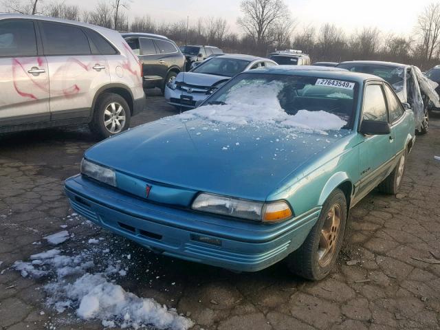 1G2JB14H8R7603565 - 1994 PONTIAC SUNBIRD LE BLUE photo 2