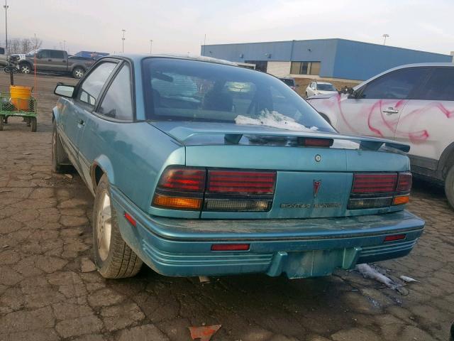 1G2JB14H8R7603565 - 1994 PONTIAC SUNBIRD LE BLUE photo 3