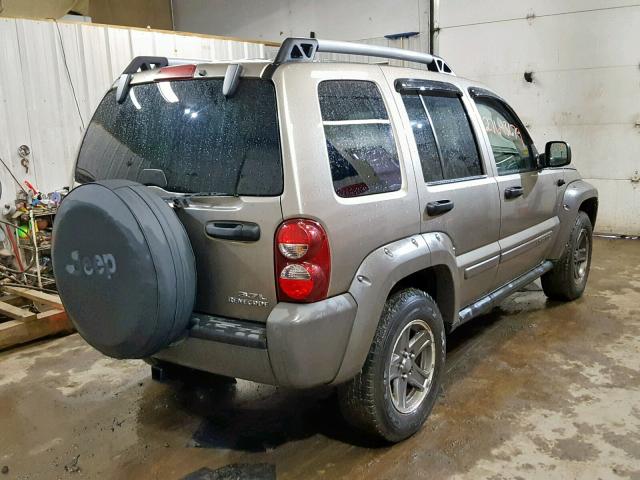 1J4GL38K65W539492 - 2005 JEEP LIBERTY RE TAN photo 4