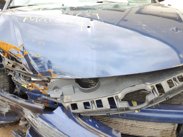 2HGES16375H016899 - 2005 HONDA CIVIC DX V BLUE photo 7