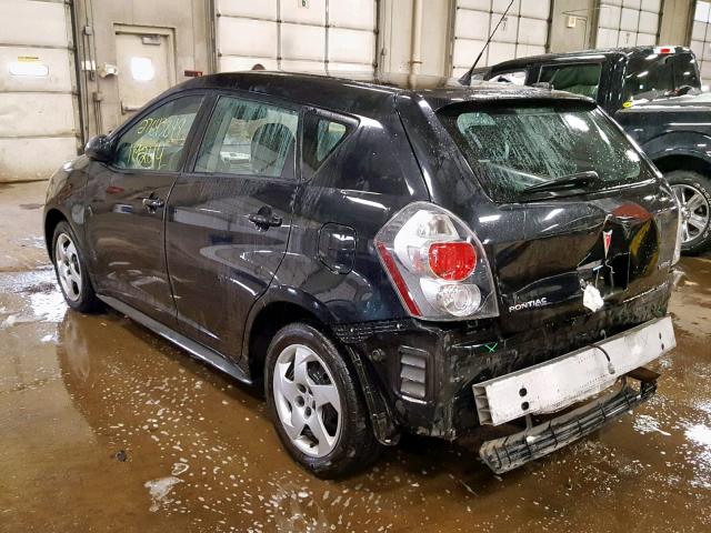 5Y2SP6E84AZ418015 - 2010 PONTIAC VIBE BLACK photo 3