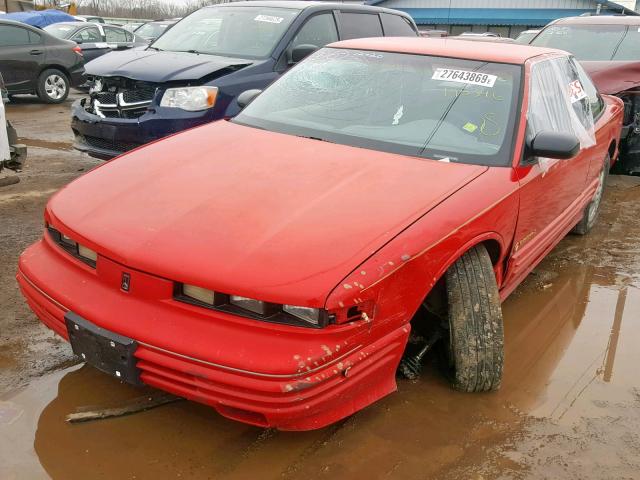 1G3WH12M4VF304929 - 1997 OLDSMOBILE CUTLASS SU RED photo 2