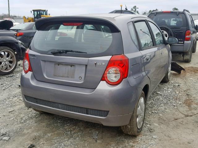 KL2TD66E69B655632 - 2009 PONTIAC G3 GRAY photo 4