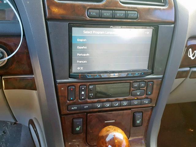 1LNHM87A91Y605363 - 2001 LINCOLN LS SILVER photo 9