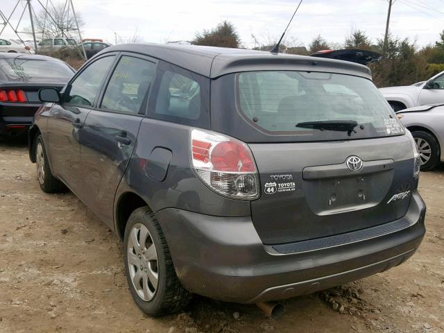 2T1KR32E07C641786 - 2007 TOYOTA COROLLA MA GRAY photo 3