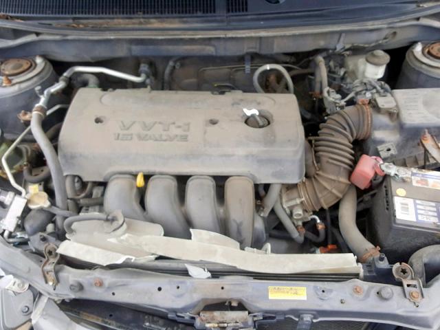 2T1KR32E07C641786 - 2007 TOYOTA COROLLA MA GRAY photo 7