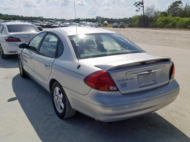 1FAFP55S83A126639 - 2003 FORD TAURUS SES SILVER photo 3