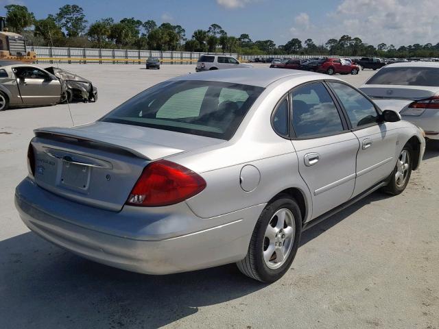 1FAFP55S83A126639 - 2003 FORD TAURUS SES SILVER photo 4