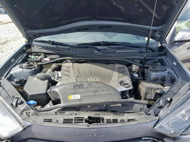 KMHHU6KJ7FU122254 - 2015 HYUNDAI GENESIS CO GRAY photo 7