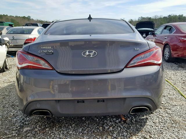 KMHHU6KJ7FU122254 - 2015 HYUNDAI GENESIS CO GRAY photo 9