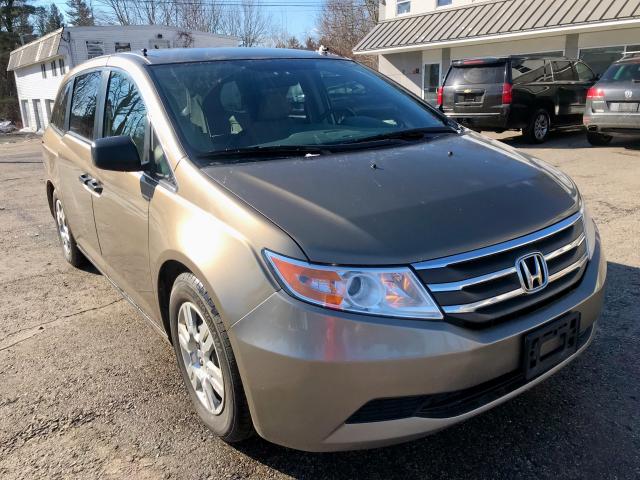 5FNRL5H20DB072762 - 2013 HONDA ODYSSEY LX TAN photo 1