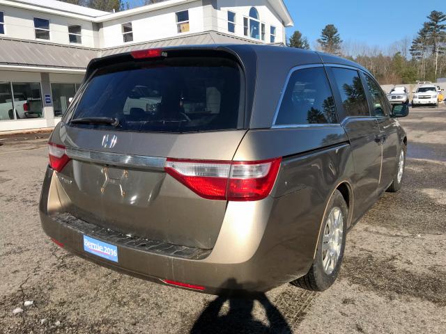 5FNRL5H20DB072762 - 2013 HONDA ODYSSEY LX TAN photo 4