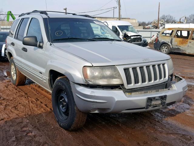 1J4GW48N74C328762 - 2004 JEEP GRAND CHER SILVER photo 1