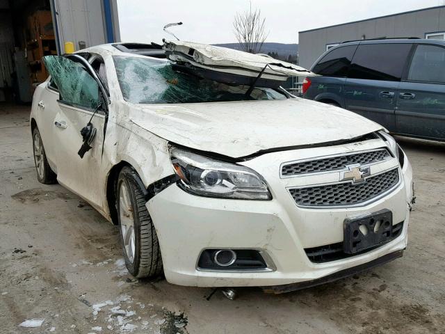 1G11H5SA3DF123349 - 2013 CHEVROLET MALIBU LTZ WHITE photo 1