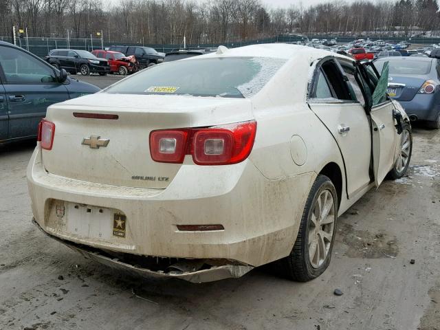 1G11H5SA3DF123349 - 2013 CHEVROLET MALIBU LTZ WHITE photo 4