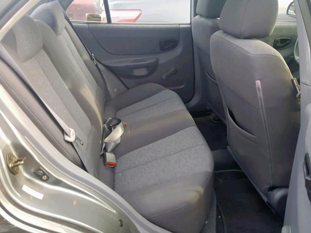 KMHCG45C34U508282 - 2004 HYUNDAI ACCENT GL GRAY photo 6