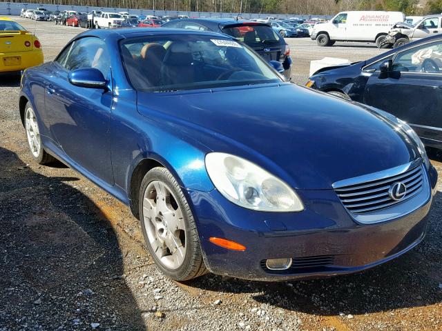 JTHFN48Y330048270 - 2003 LEXUS SC 430 BLUE photo 1