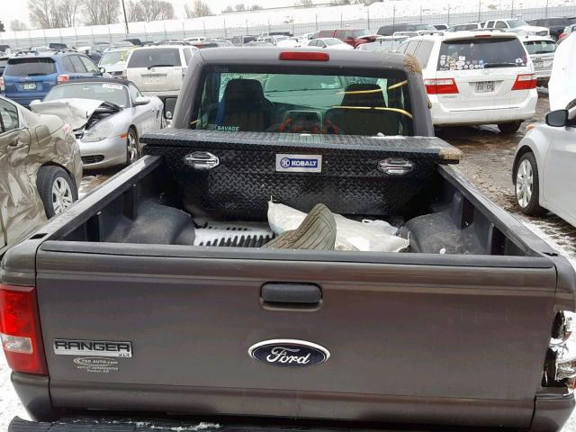 1FTYR11U16PA91439 - 2006 FORD RANGER GRAY photo 6