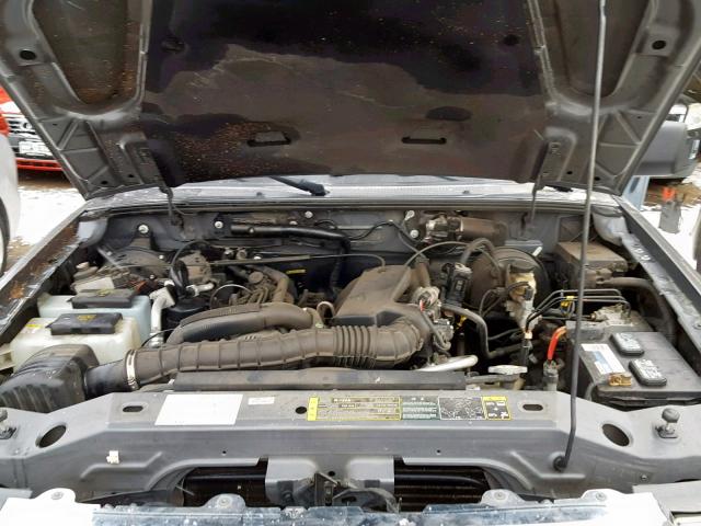 1FTYR11U16PA91439 - 2006 FORD RANGER GRAY photo 7