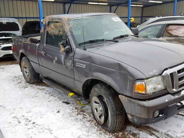 1FTYR11U16PA91439 - 2006 FORD RANGER GRAY photo 9