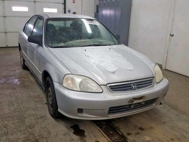 2HGEJ6615YH537803 - 2000 HONDA CIVIC BASE SILVER photo 1
