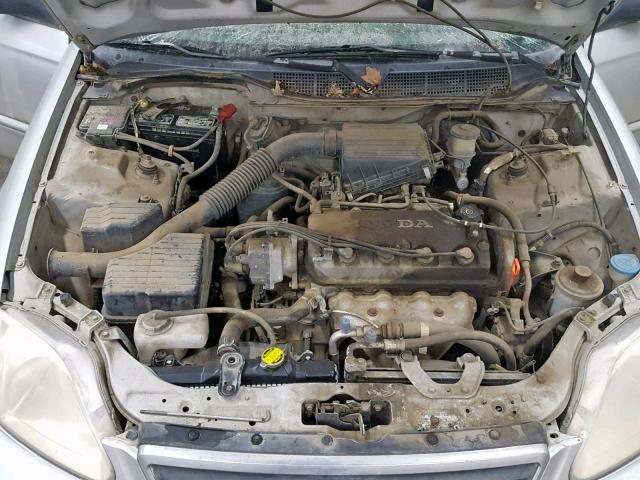 2HGEJ6615YH537803 - 2000 HONDA CIVIC BASE SILVER photo 7