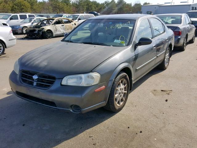 JN1CA31DX1T612125 - 2001 NISSAN MAXIMA GXE GRAY photo 2