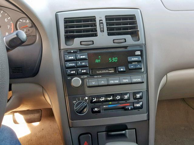 JN1CA31DX1T612125 - 2001 NISSAN MAXIMA GXE GRAY photo 9