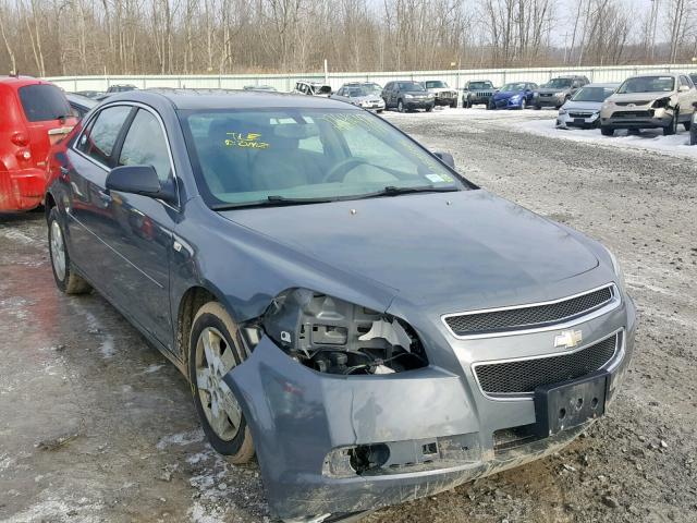 1G1ZG57B584303893 - 2008 CHEVROLET MALIBU LS GRAY photo 1
