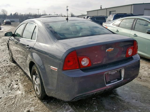 1G1ZG57B584303893 - 2008 CHEVROLET MALIBU LS GRAY photo 3