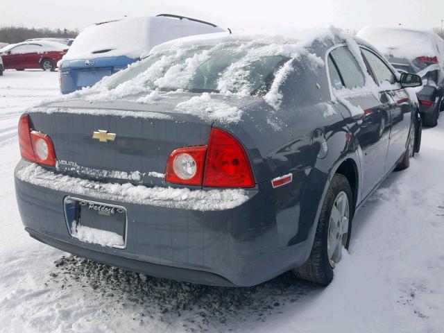 1G1ZG57B584303893 - 2008 CHEVROLET MALIBU LS GRAY photo 4