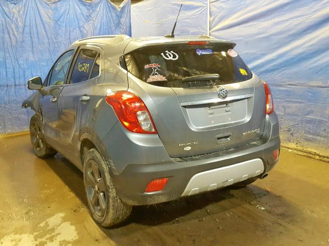 KL4CJESB0EB718160 - 2014 BUICK ENCORE GRAY photo 3