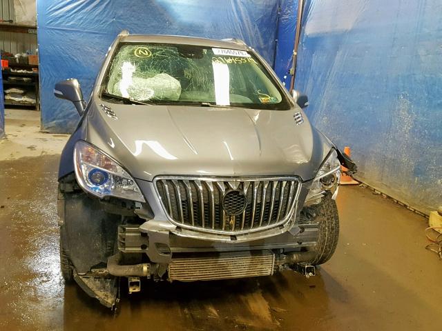 KL4CJESB0EB718160 - 2014 BUICK ENCORE GRAY photo 9