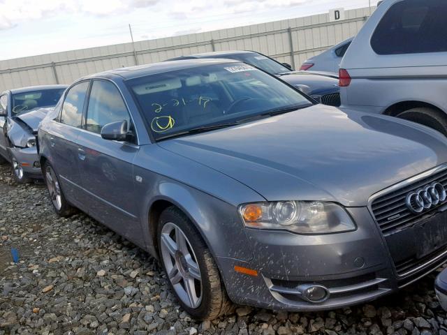 WAUDH78E46A181025 - 2006 AUDI A4 3.2 QUA GRAY photo 1