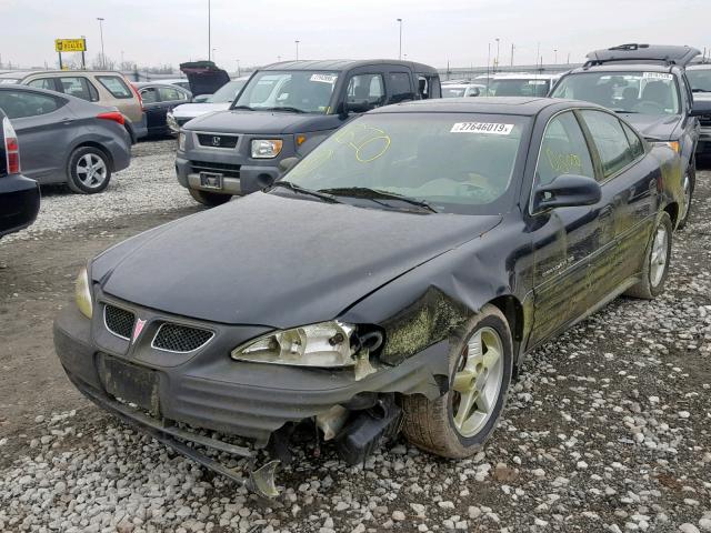 1G2NE52T2XM929495 - 1999 PONTIAC GRAND AM S BLACK photo 2