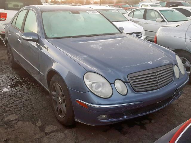 WDBUF56J66A773909 - 2006 MERCEDES-BENZ E 350 BLUE photo 1